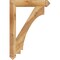 Ekena Millwork Imperial Arts & Crafts Rough Sawn Bracket, Western Red Cedar, 4"W x 26"D x 38"H BKT04X26X38IMP03RWR - alternate 3